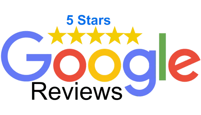 Google five-star reviews